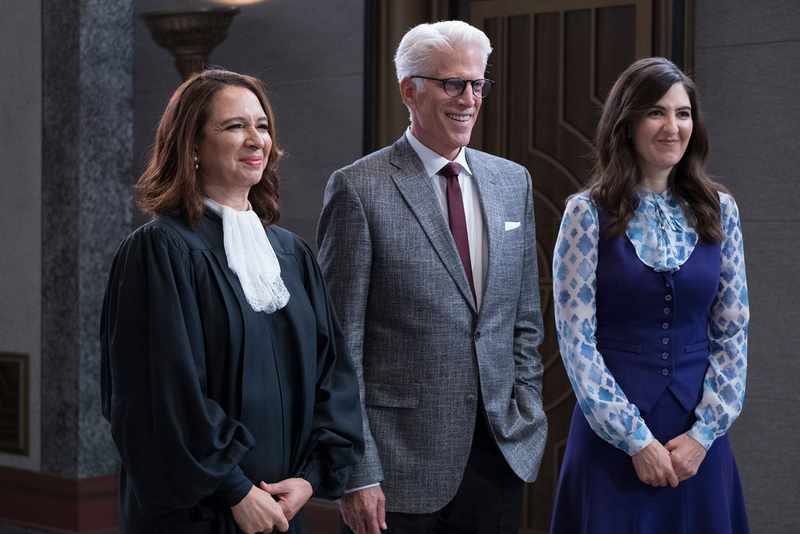 Maya Rudolph, Ted Danson, D’Arcy Carden (Photo: Colleen Hayes/NBC)